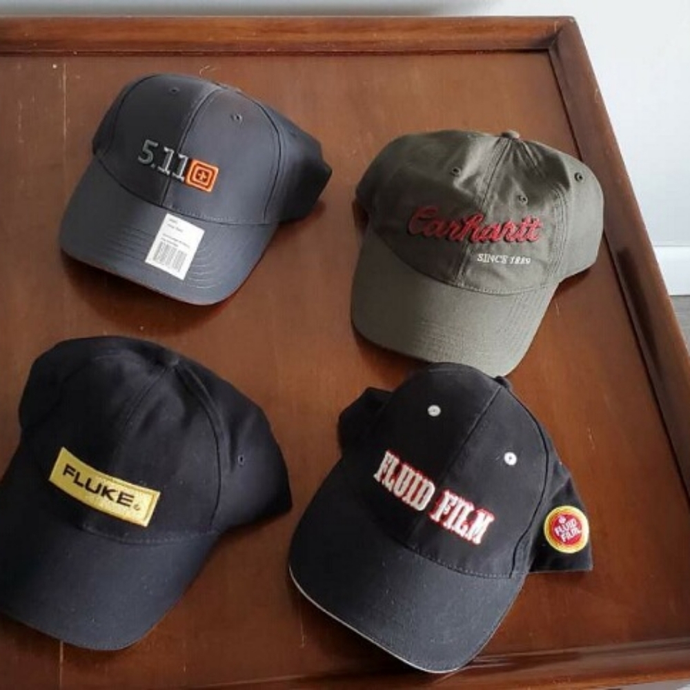 4 set of baseball caps